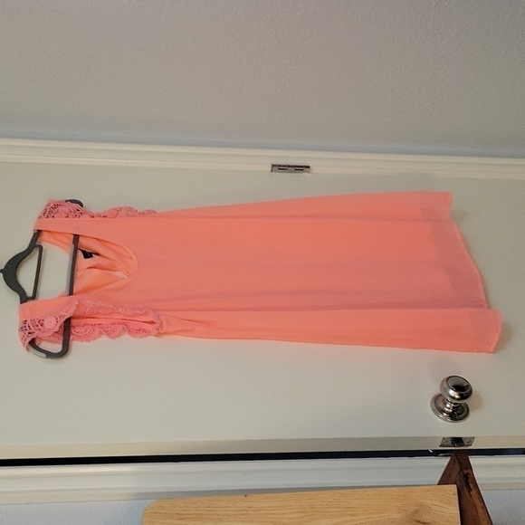 CITY TRIANGLES Fairycore Chiffon Crochet Babydoll Jumper Mod Micro Dress - Picture 2 of 8